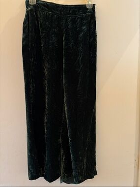 Madewell Emerald Green Velvet Pants